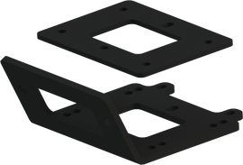 KFI Products Winch Mount Yam 10-1920 bracket for ATV or UTV winch installation, durable black steel construction.