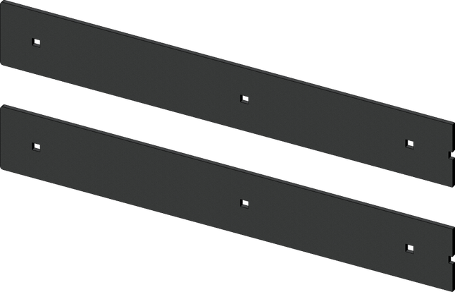 KFI Products 42-inch universal wear bar for plow, showing a metal blade with mounting brackets on a white background.