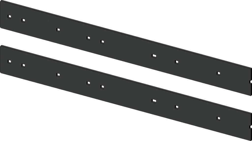 KFI Products 54-inch universal wear bar for plows, durable steel wear part for snow plowing equipment.