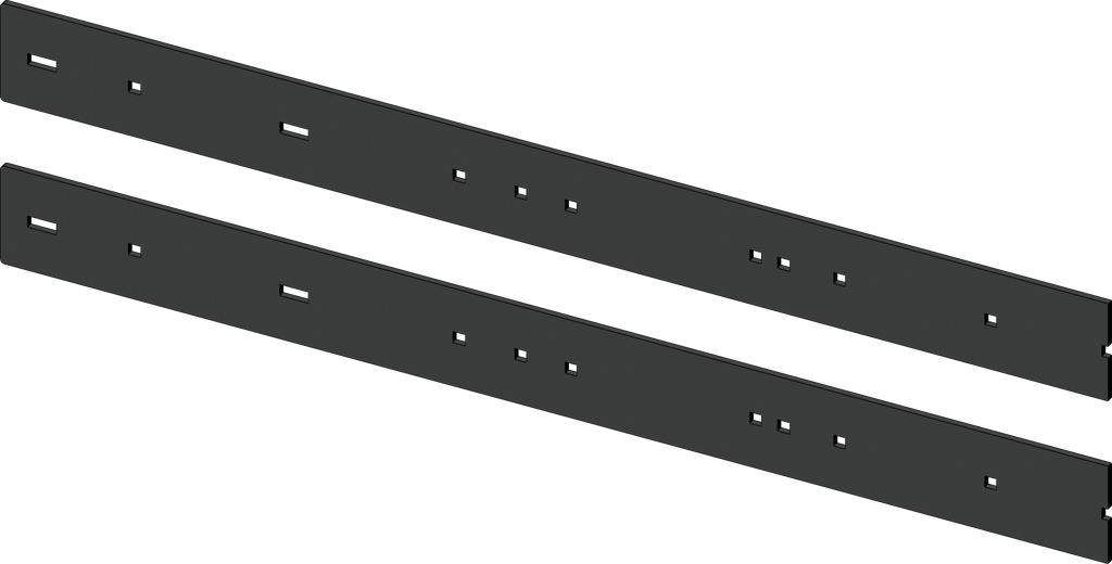 KFI Products 66-inch universal wear bar for plow, designed for durable snow removal and equipment protection.