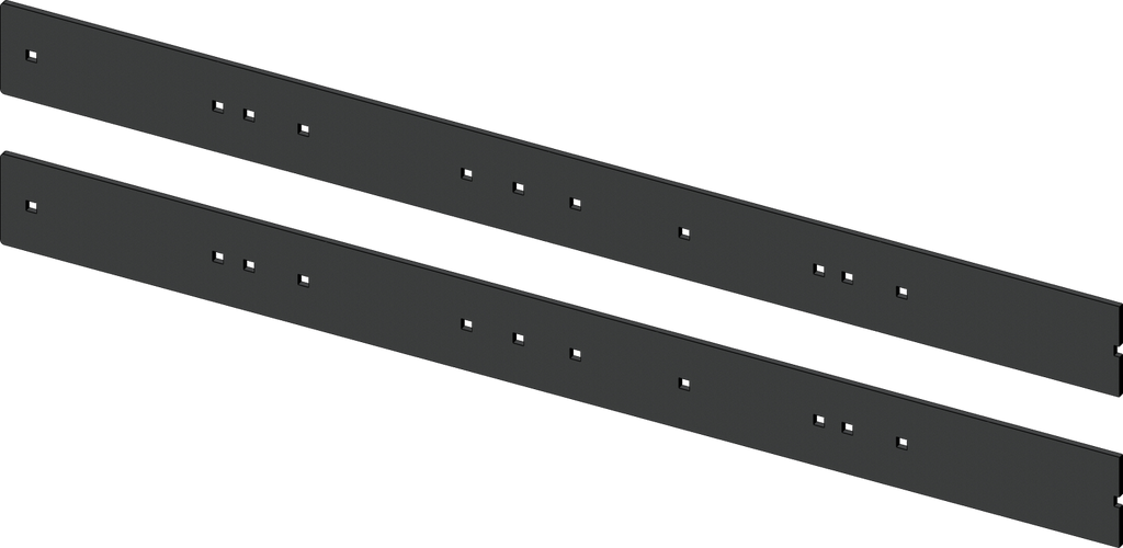 KFI Products 72-inch universal wear bar for plow, durable steel blade component for snow plowing and heavy-duty use