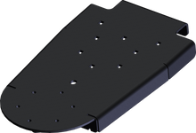 Charger l'image dans la galerie, KFI Products UTV plow push tube extension, durable steel construction for enhanced plow performance, shown in black.