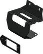 KFI Products Winch Mount 10-2210 shown mounted on a vehicle, designed for secure winch installation on off-road vehicles.