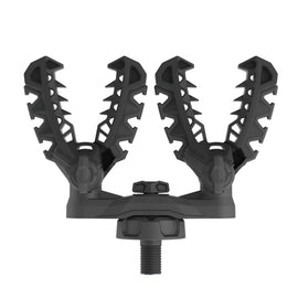 Kolpin KXP Rhino Grip XLR Double ATV grips with black rubber and metal clamps, designed for secure handlebar mounting.
