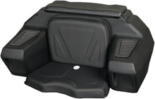 Load image into Gallery viewer, Kolpin Lockable Rear Lounger luggage for secure storage on off-road vehicles, black with locking compartment and durable design.