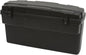 Kolpin UTV saddle storage box, durable luggage for off-road vehicles, mounted on a UTV in an outdoor setting