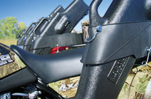 Load image into Gallery viewer, Kolpin One Piece Gun Boot IV Bracket mount, black plastic, designed for secure attachment of gun cases on ATVs or UTVs.