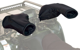 Black Kolpin Handlebar Mitts storage covers, designed to protect handlebars and hands during outdoor activities.