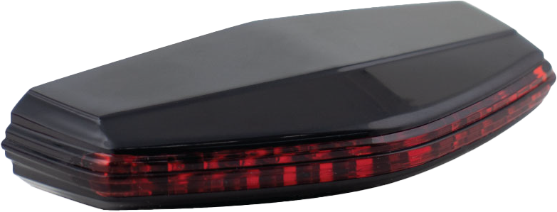 Koso North America GT-06 LED brake and taillight with red lens, electrical component for motorcycle or vehicle lighting system