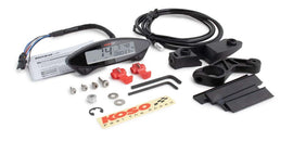 Koso North America Ex-02 speedometer gauge for KTM motorcycles, showing digital display and mounting hardware.