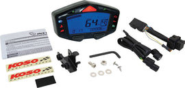 Koso North America Honda Grom DB-03R multi-function digital gauge meter for Honda Grom motorcycle, plug-and-play installation