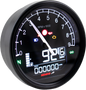 Koso North America TNT-05 D80 multifunction meter gauge showing digital display and control buttons on a black background.