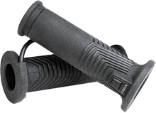 Charger l'image dans la galerie, Koso North America Artemis heated motorcycle grips 1'' to 1 1/8'' handlebar size, 130mm pair, black rubber with control buttons