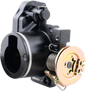 Koso North America 28mm throttle body for intake and fuel systems, model 27-5931, with visible mounting ports and connectors.