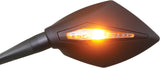 Apex M10 Mirrors W/Indicators Black Pr