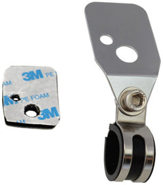 Koso North America gear indicator bracket mounted on motorcycle handlebar for easy gear display and secure installation.