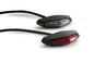 Koso North America LED tail and brake light with smoke lens, motorcycle lighting component, showing the sleek smoked lens design