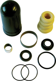 KYB Shock Service Kit 138-1050 for suspension systems, showing various shock absorber components and repair parts.