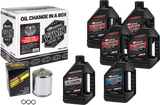 Maxima V-Twin Syn Oil Change Kit Tc Chrome Filter 78-99934