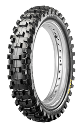 Maxxis Maxxcross MX-Si rear tire 90/100-14 bias tire for off-road bikes, featuring durable rubber tread suitable for motocross riding.