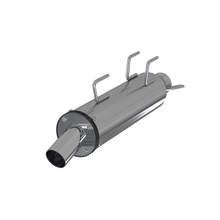 Load image into Gallery viewer, MBRP Exhaust single slip-on system with a 4-inch chrome performance muffler, designed for enhanced motorcycle exhaust performance.