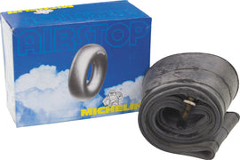 Michelin tube 140/80-18 Ultra HD tire tube with valve stem for motorcycle or bike, shown in the image.