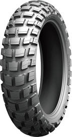 Michelin Anakee Wild rear 150/70R18 motorcycle tire with radial construction, suitable for off-road and on-road riding.