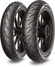 Michelin Pilot Street 2 front motorcycle tire, 60/90-17 size, reinforced tubeless design with 36S speed rating on a black wheel.