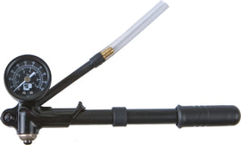 Mikuni carburetor leak detector tool with 60psi pressure gauge, used for testing Mikuni carburetors for leaks.