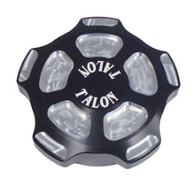 Load image into Gallery viewer, ModQuad gas cap Hon 28-70011 for ATV or motorcycle, silver body with textured surface and mounting screw visible.