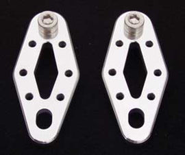 ModQuad Rear Hanger (Straight Lines) body part, featuring a metal body with straight-line design for quad bike suspension.