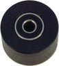 Black ModQuad Chain Roller with Bearing for drive systems, model 28-42403, showing the roller's detailed design and bearing components.