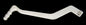 Polished ModQuad Billet Shift Lever for foot controls, showcasing a sleek, durable metal design with a polished finish.