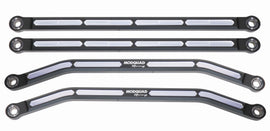 Black ModQuad High Clearance Radius Rods for suspension, designed for enhanced off-road performance and durability.
