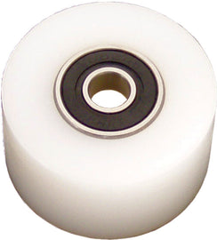 White ModQuad Chain Roller with Bearing, 28-42404, showing close-up of roller and bearing for ATV or dirt bike chain maintenance