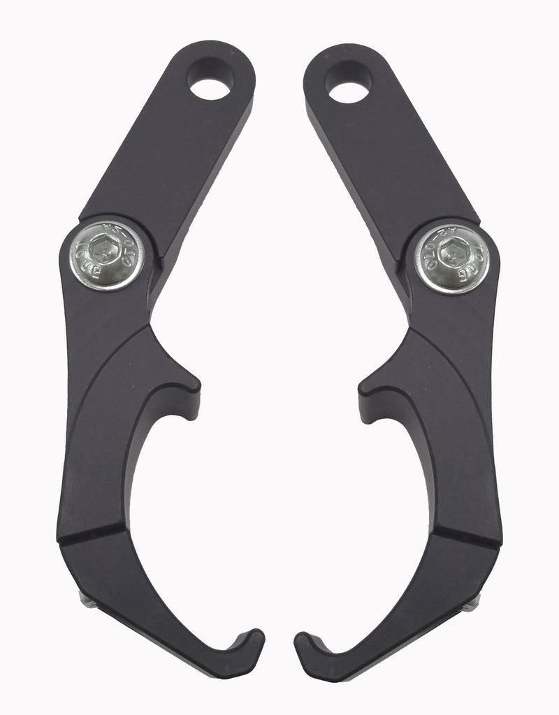 Black ModQuad Light Mount A Pilar Pro for 28-44016, designed to securely hold lights on off-road vehicles.