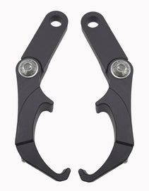 Black ModQuad Light Mount A Pilar Pro for 28-44016, designed to securely hold lights on off-road vehicles.