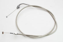 Load image into Gallery viewer, Motion Pro Armor Coat throttle push cable for motorcycles, showing the durable control line with protective sheath.