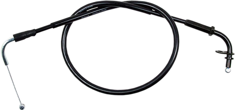 Motion Pro black vinyl choke cable 70-4189 for motorcycles, featuring durable hydraulic control line and sleek black finish.
