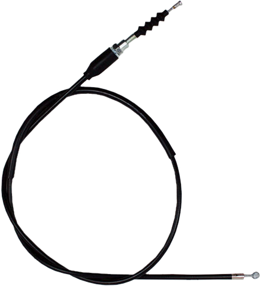 Motion Pro black vinyl clutch cable for motorcycles, featuring durable construction and precise control lines.