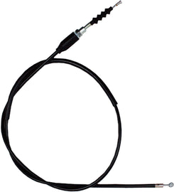 Motion Pro black vinyl clutch cable for motorcycles, showing the durable cable with protective black vinyl coating.