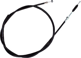 Motion Pro black vinyl clutch cable 70-2029 for motorcycle hydraulic control lines, showing the sturdy cable and protective coating.