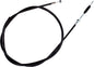 Motion Pro black vinyl clutch cable 70-2029 for motorcycle hydraulic control lines, showing the sturdy cable and protective coating.