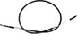 Motion Pro black vinyl clutch cable 70-2144 for motorcycles, showing the flexible cable with protective black vinyl coating.