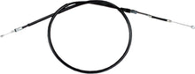 Load image into Gallery viewer, Motion Pro black vinyl clutch cable 70-2196 for motorcycle control lines, showing the cable with protective black vinyl coating.