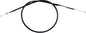 Motion Pro black vinyl clutch cable 70-2196 for motorcycle control lines, showing the cable with protective black vinyl coating.