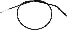 Motion Pro black vinyl clutch cable for motorcycles, showing the coiled cable with protective black vinyl coating.