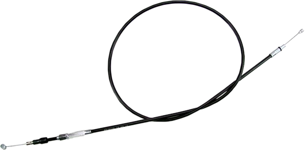 Motion Pro black vinyl clutch cable 70-2376 for motorcycle control lines, with metal fittings and protective vinyl coating.