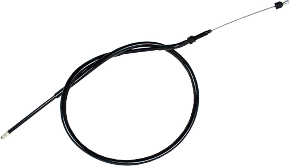 Motion Pro black vinyl clutch cable 70-2548 for motorcycle hydraulic control lines, with detailed connectors and protective coating.