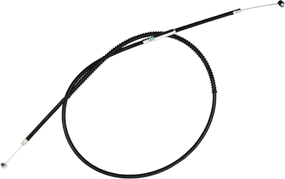 Motion Pro black vinyl clutch cable 70-3055 for motorcycle control lines, showing the flexible cable and fittings.